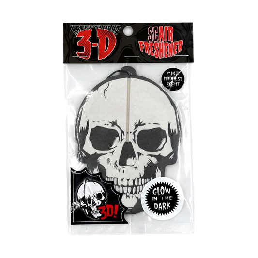 3D SKULL GLOW IN THE DARK AIR FRESHENER