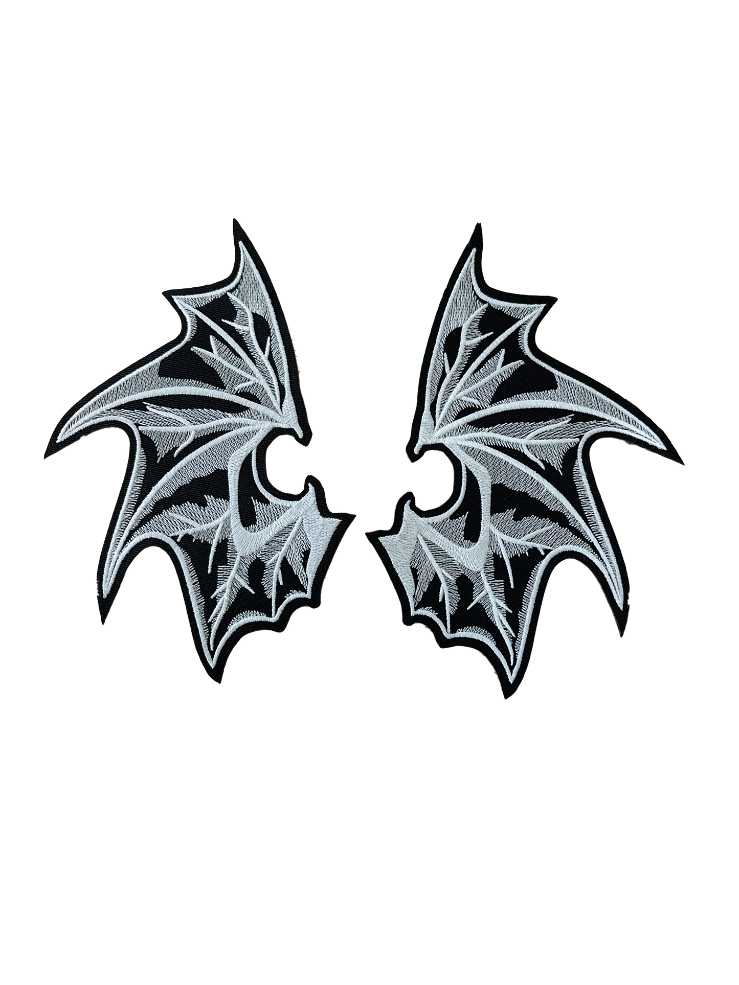 Glow In The Dark Demon Wings Patch Set