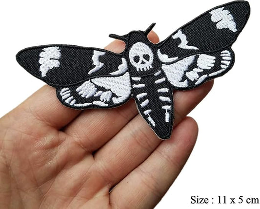 Death Moth Skull Patch