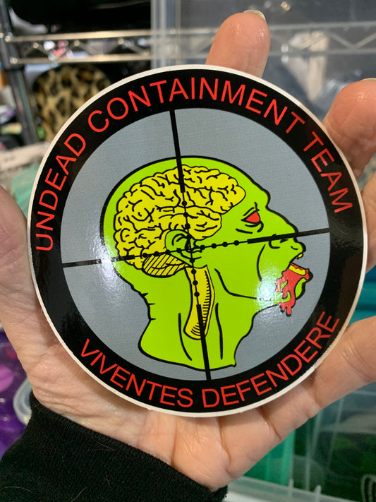 Undead Containment Team Sticker