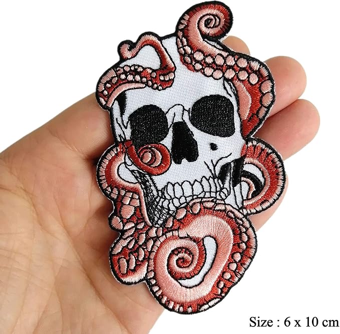 Octopus Skull Patch