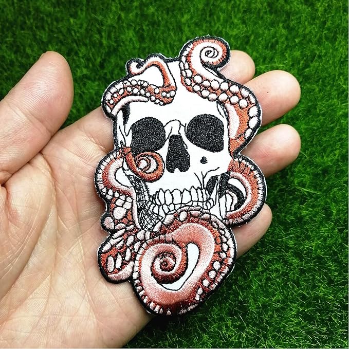 Octopus Skull Patch