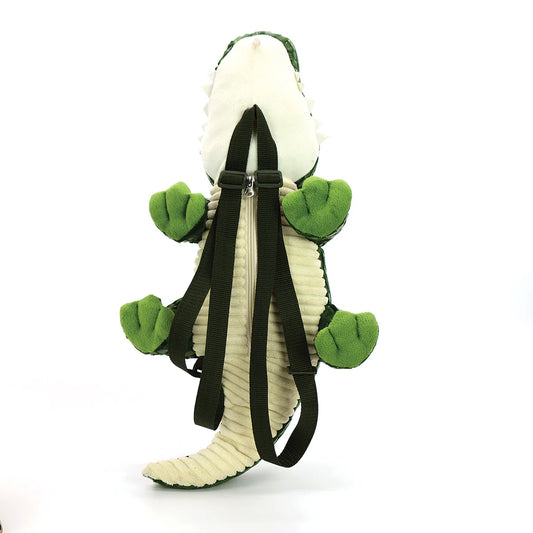 Plush Croco Backpack in Polyester