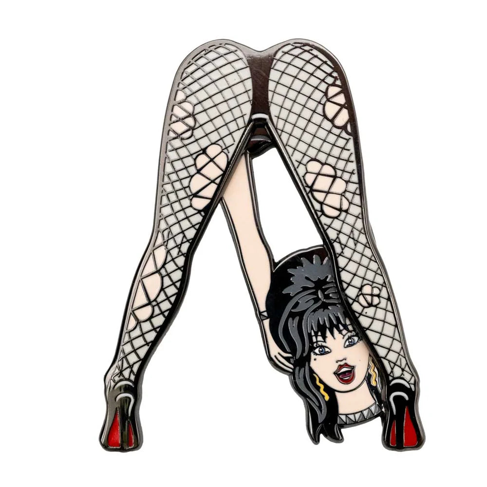 Elvira Headless Legs Moving Enamel Pin