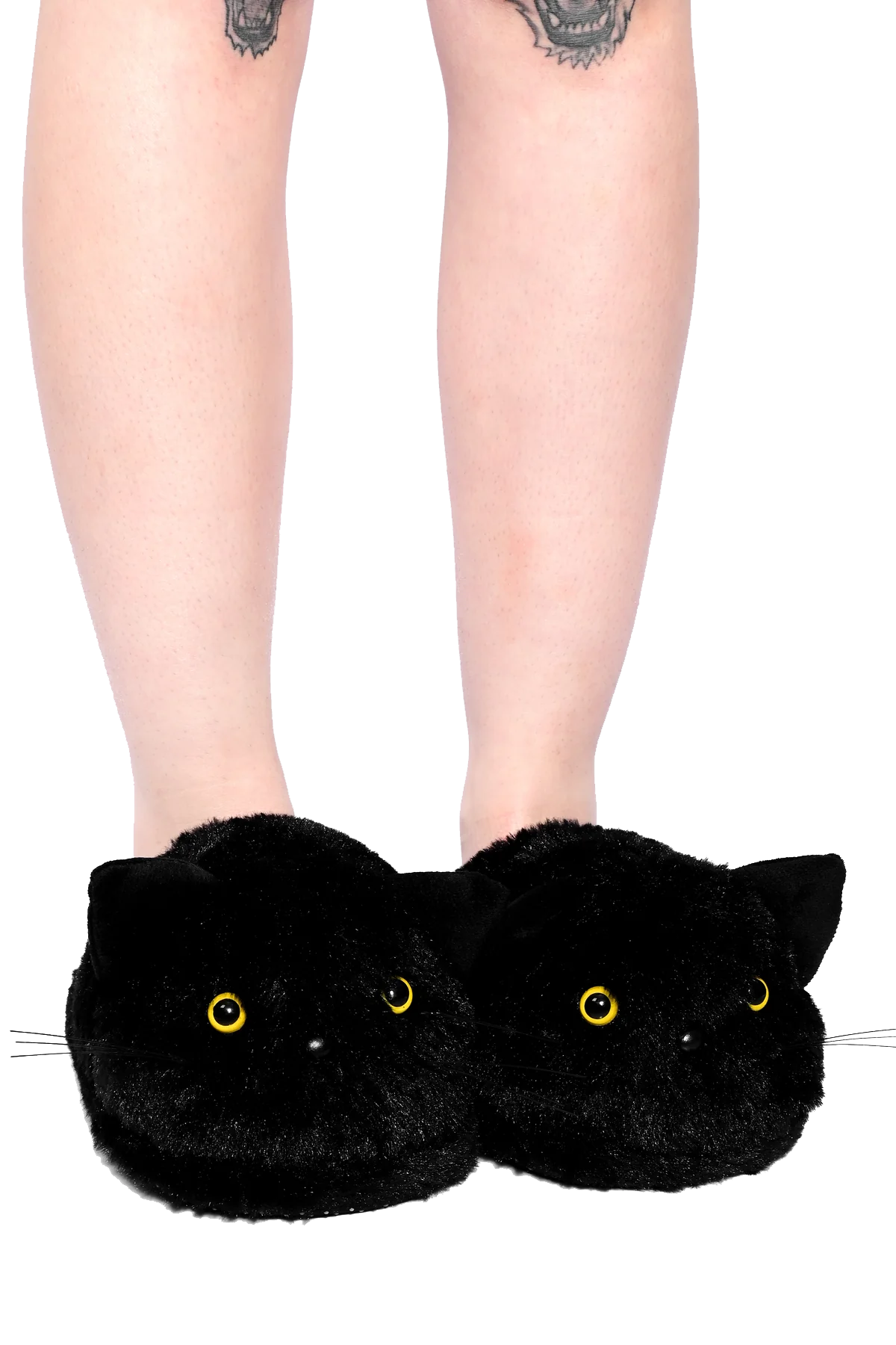 Black Cat Slippers