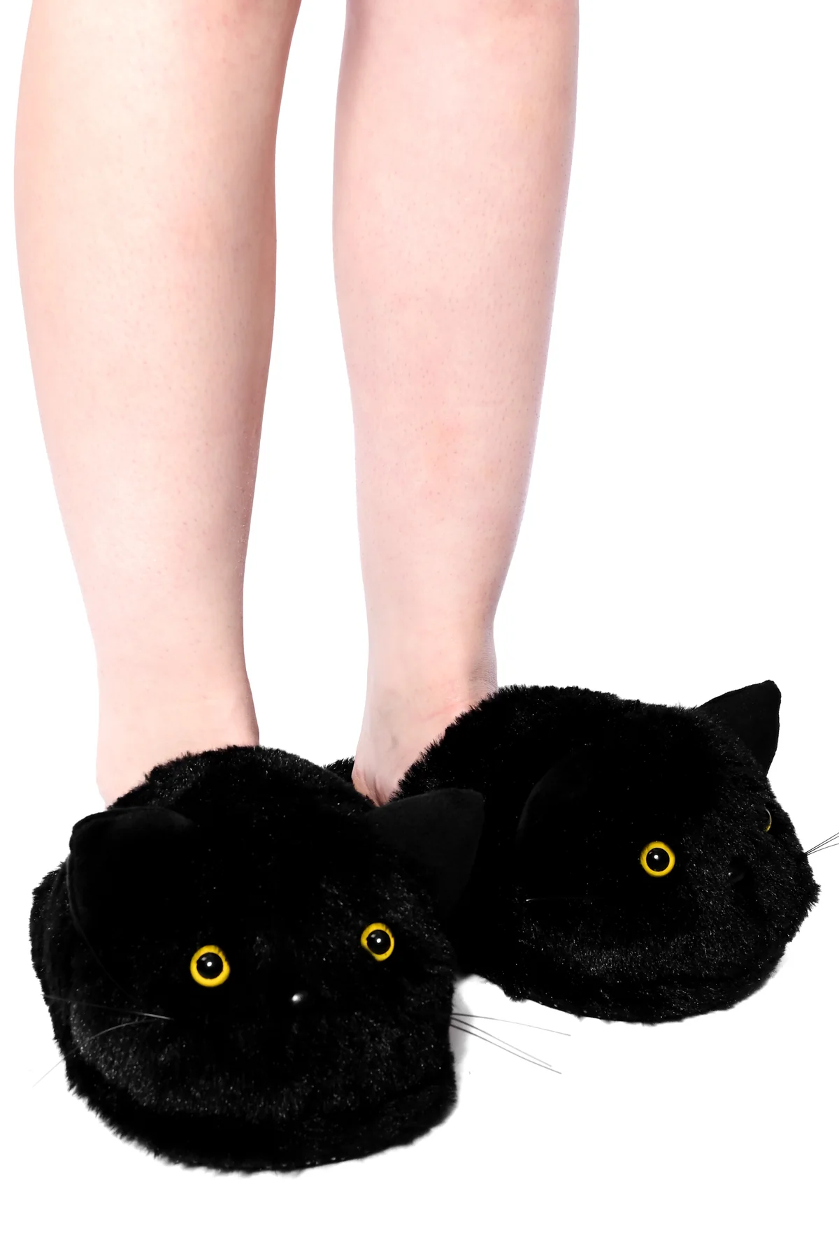 Black Cat Slippers
