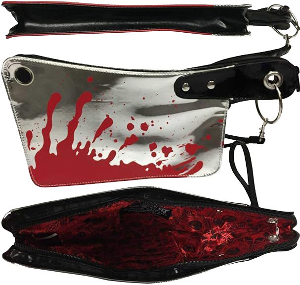 Cleaver Clutch Bag Metallic