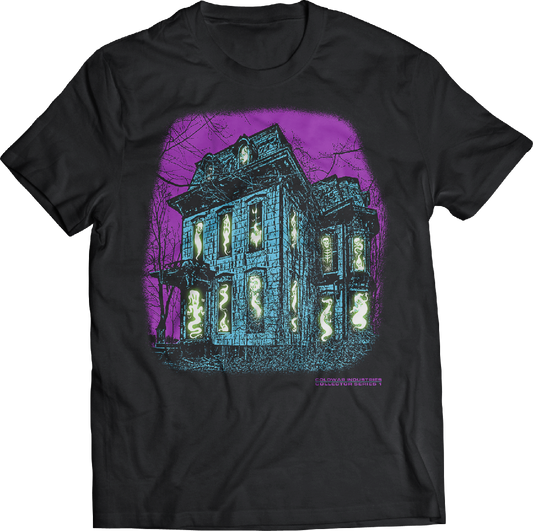 Glowing Ghosts Haunted House T-Shirt