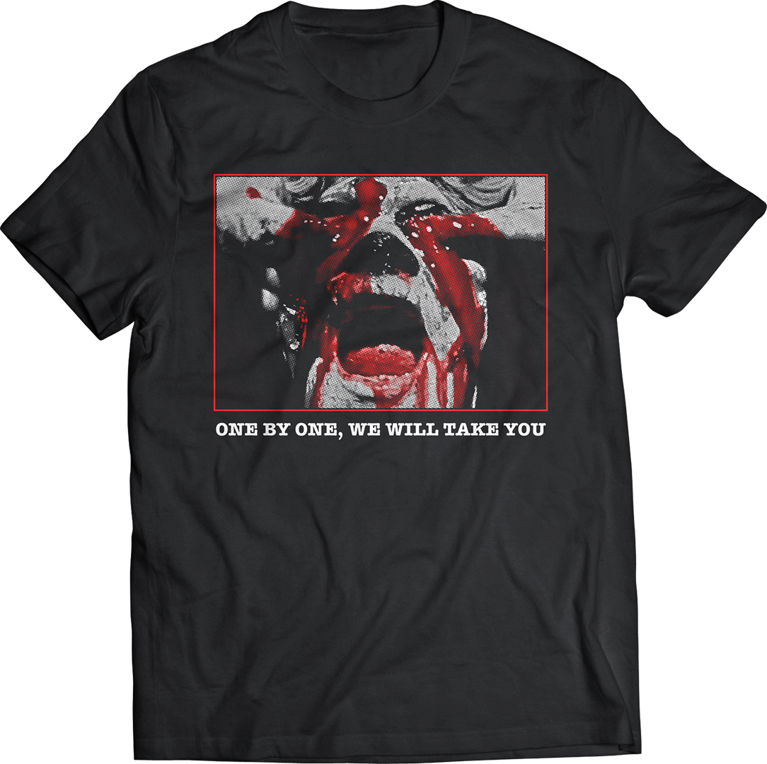 SHOCKING SCENES ONE BY ONE T-SHIRT