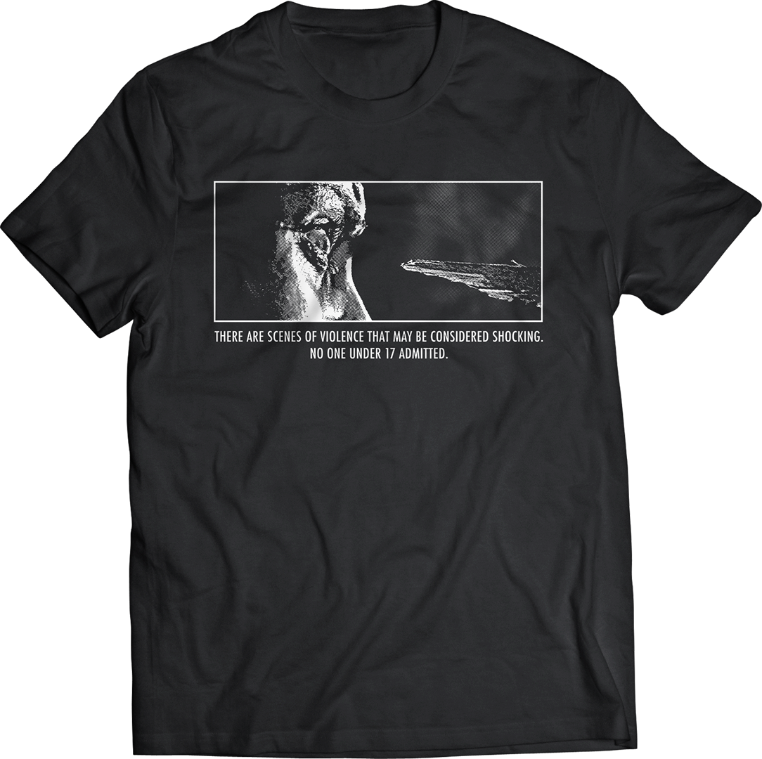 SHOCKING SCENES NO ONE UNDER 17 T-SHIRT