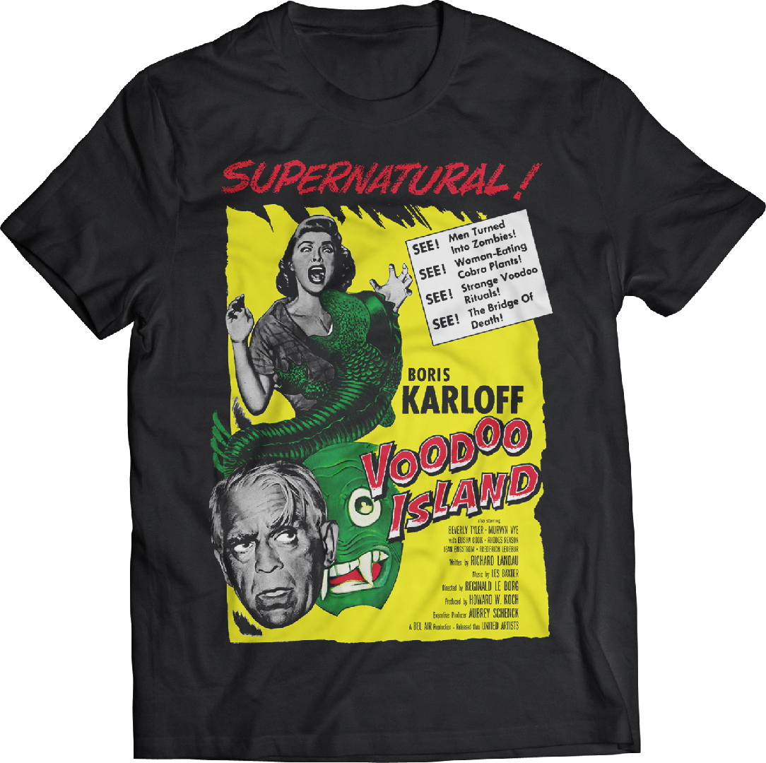 TROPICAL TERROR VOODOO ISLAND T-SHIRT
