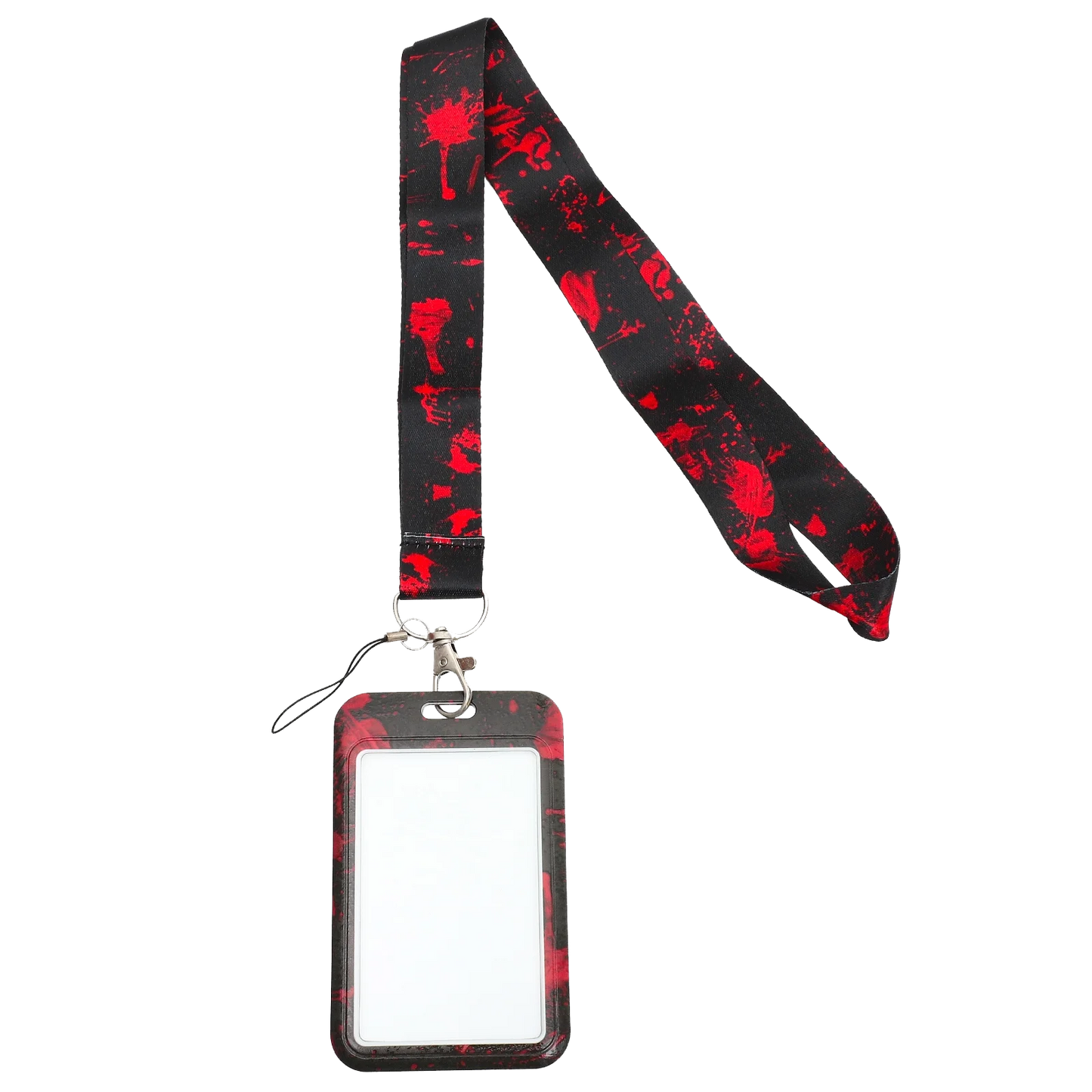 Horror Lanyard Wallet Rectangular Badge Holder with Lanyard- Assorted