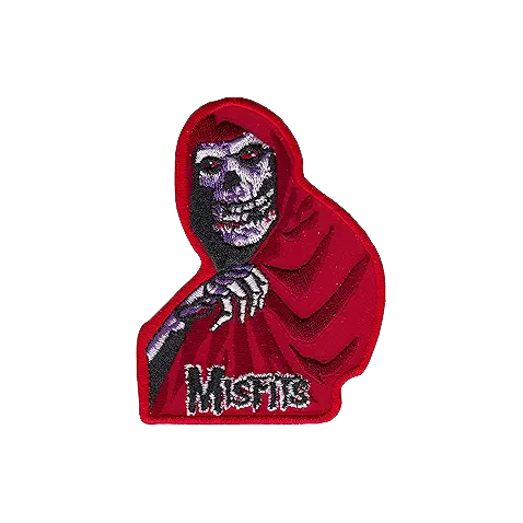 The Misfits Red Crimson Ghost with Logo Patch