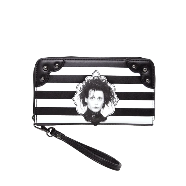 EDWARD SCISSORHANDS ZIP AROUND WALLET