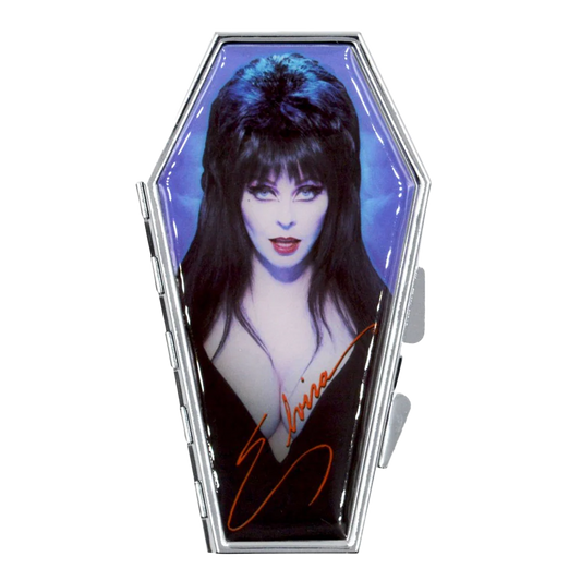 Elvira Portrait Blue Coffin Compact