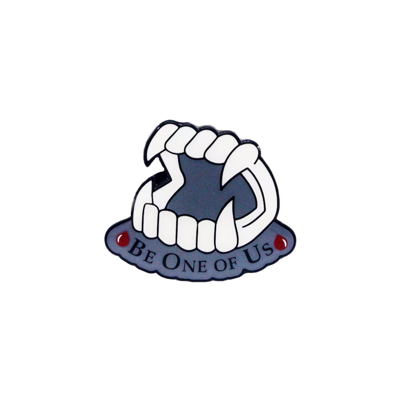 Lost Boys Vampire Teeth Enamel Pin
