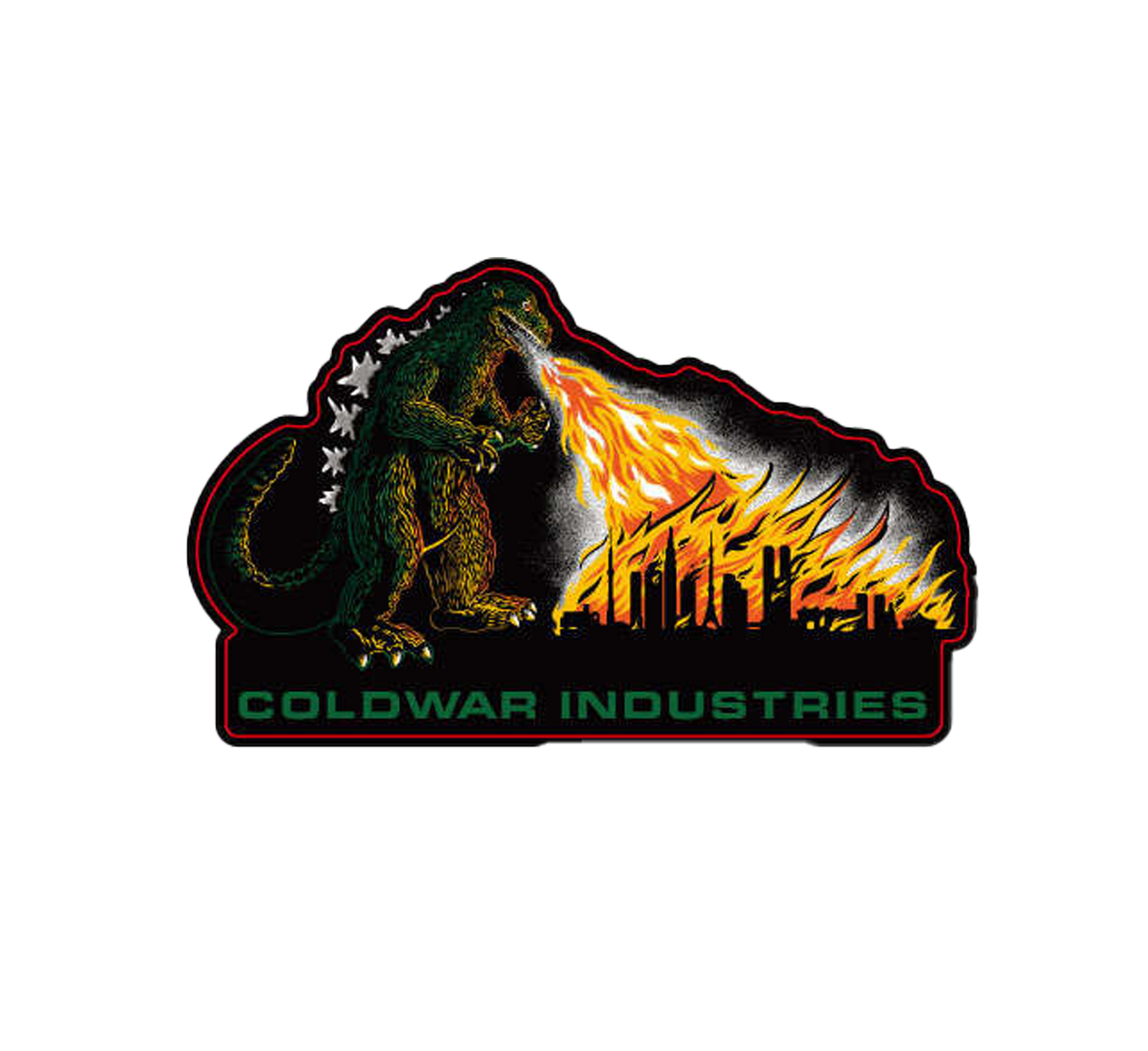 Coldwar Godzilla Sticker