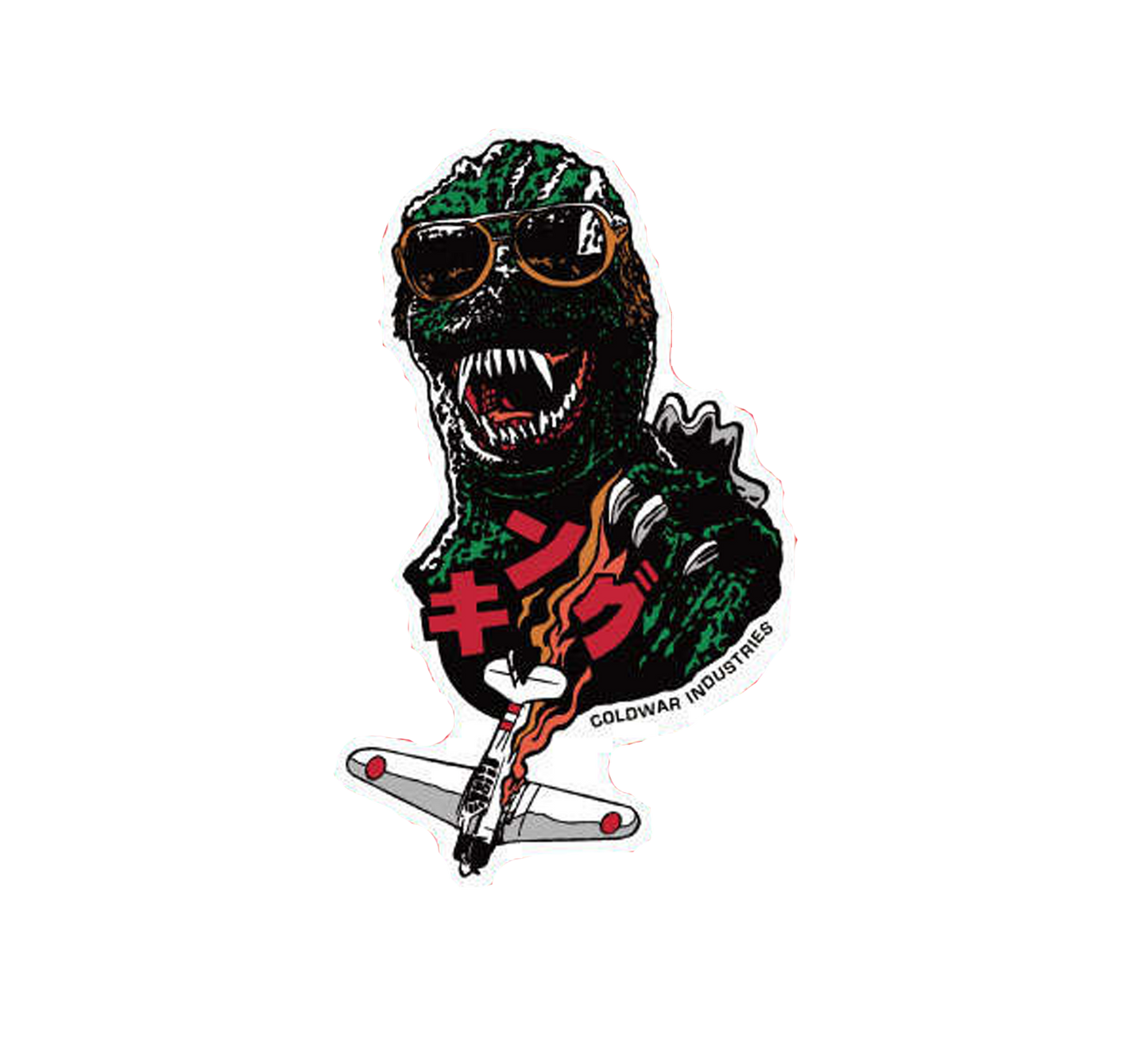 Godzilla TCB Sticker