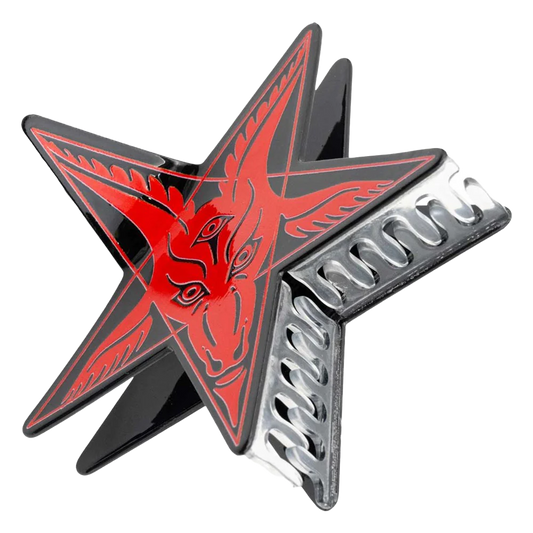 Baphomet Star Claw Clip