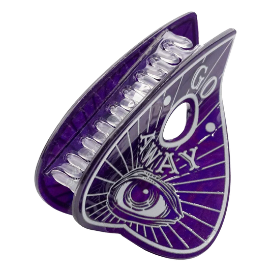 Go Away Planchette Claw Clip