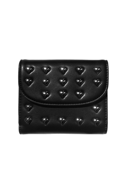 Heart Studded Wallet
