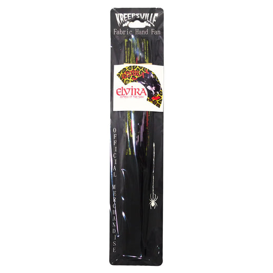 Elvira Red Fabric Fan