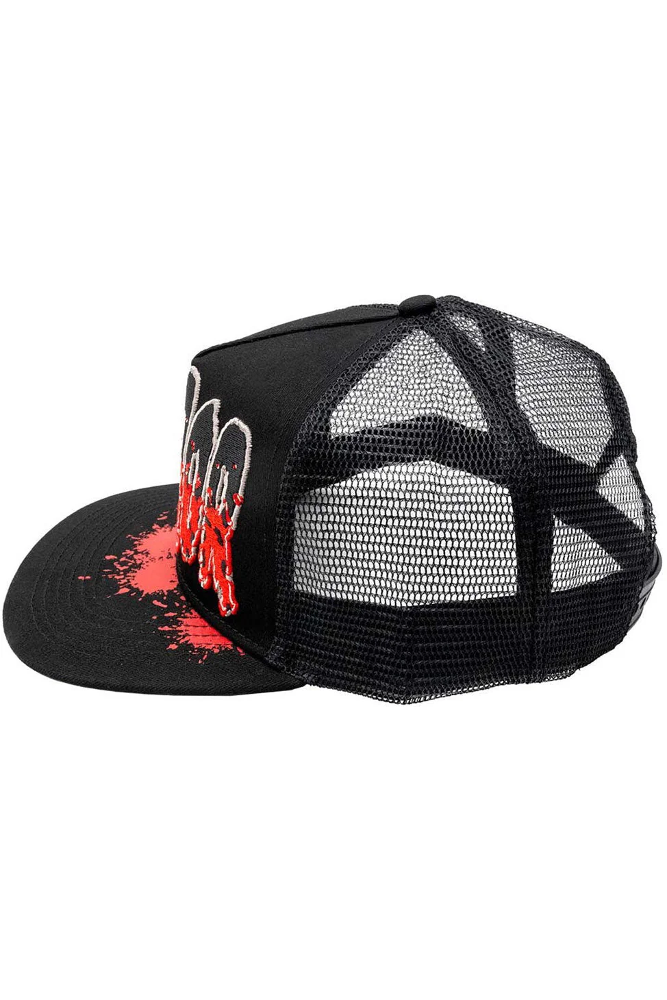 HORROR TEXT LOGO TRUCKER HAT