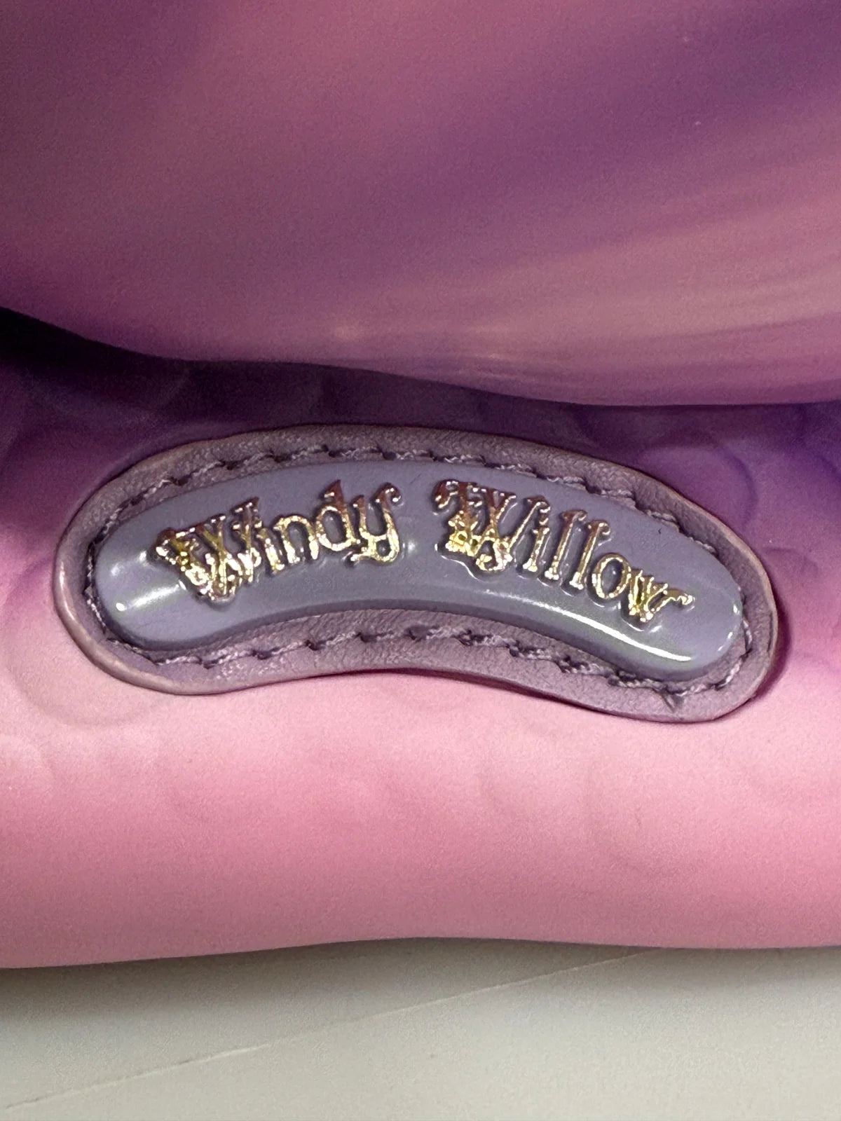 Windy Willows Purple Snail Bag