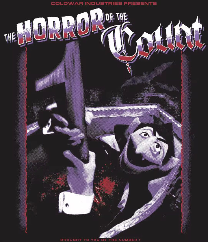 HORROR OF THE COUNT STICKER