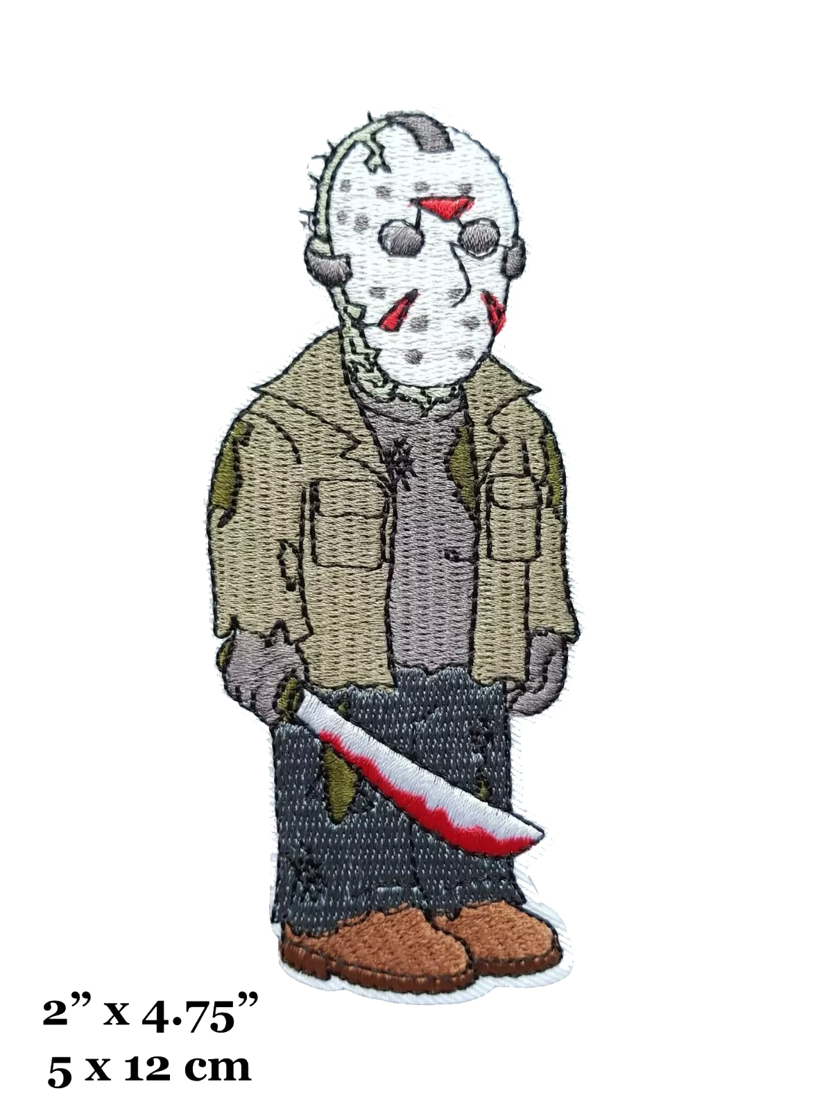 Friday The 13th Jason Figure With Bloody Knife Patch