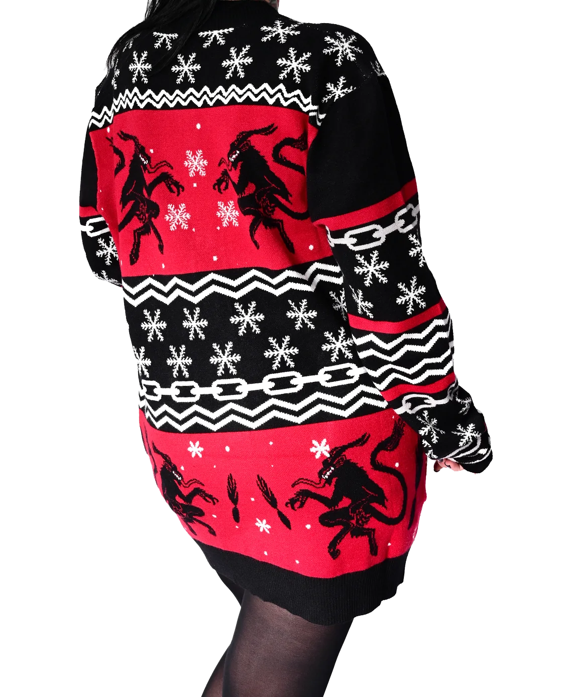 KRAMPUS CARDIGAN SWEATER