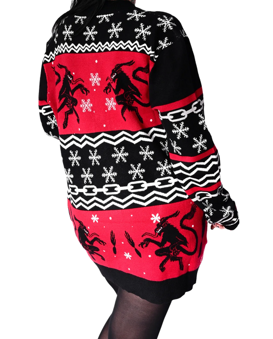 KRAMPUS CARDIGAN SWEATER