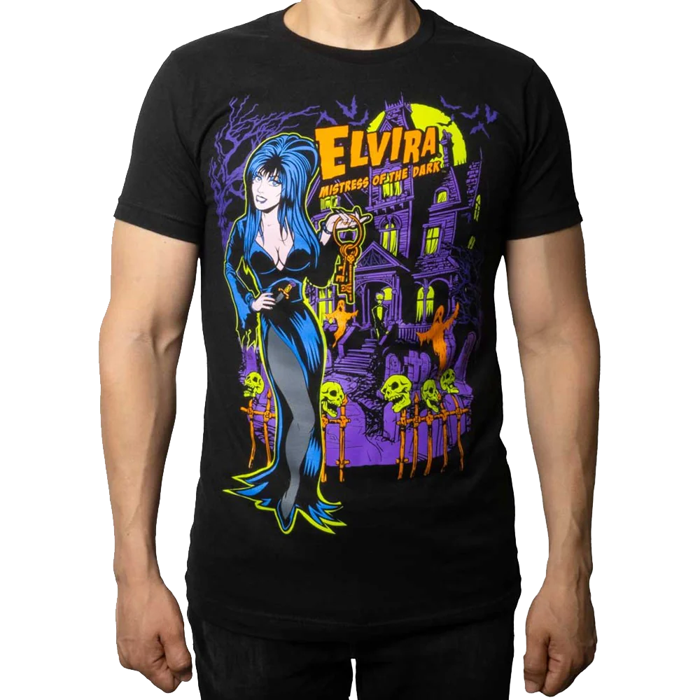 Elvira Haunted House T-Shirt