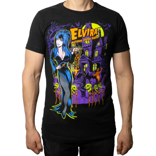 Elvira Haunted House T-Shirt
