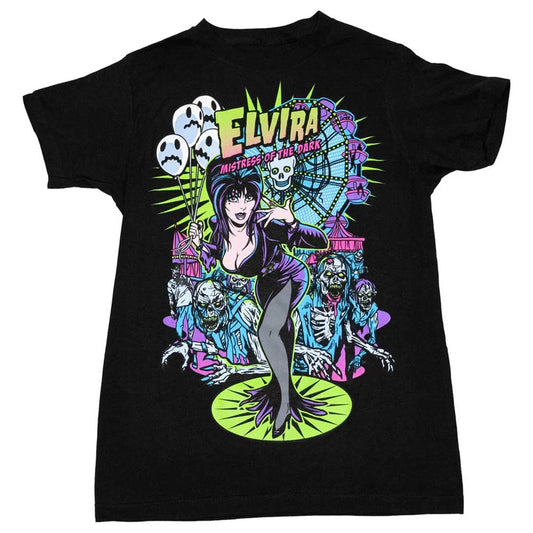 Elvira Zombie Ferris-Wheel T-Shirt