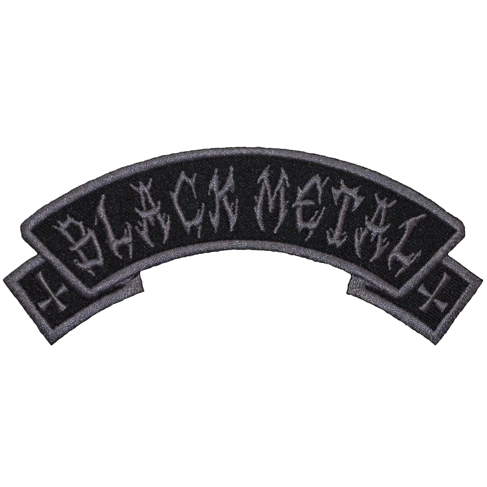 Arch Black Metal Patch