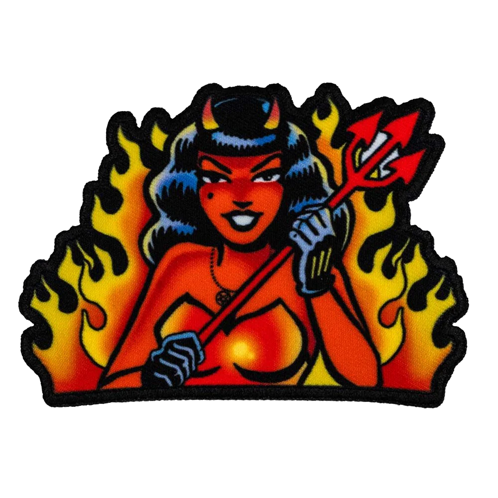Flames She Devil Patch