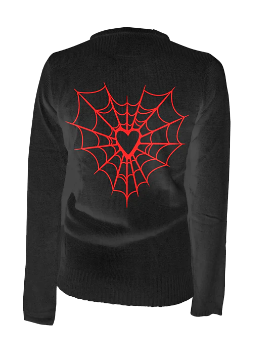 Heart Web Cardigan