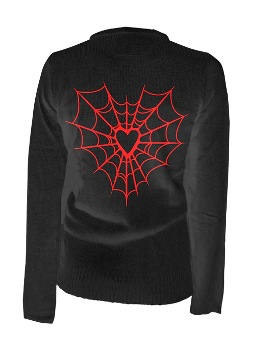 Heart Web Cardigan