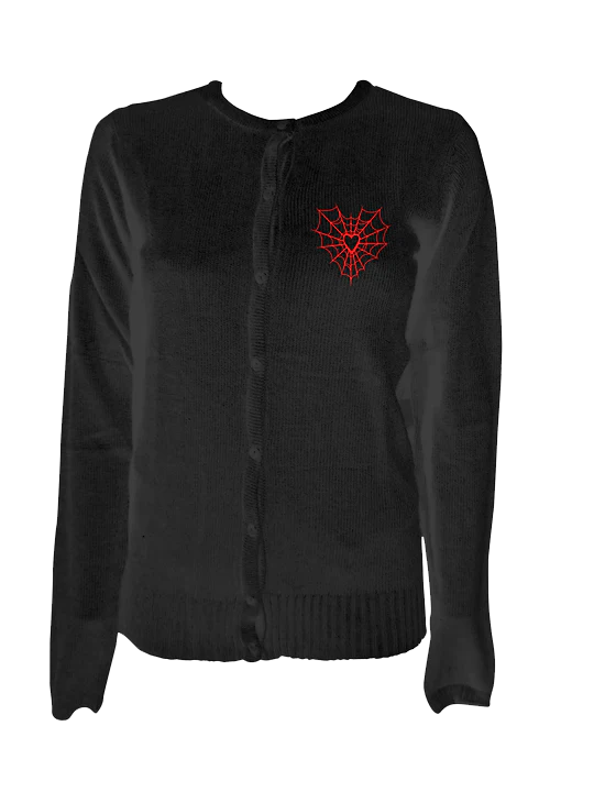 Heart Web Cardigan