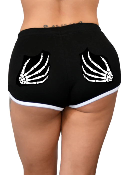 Skeleton Hands Shorts