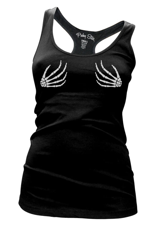 Skeleton Hands Tank Top