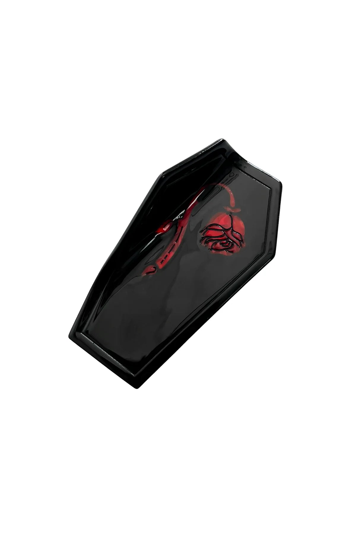 Foxblood Coffin Claw Clip