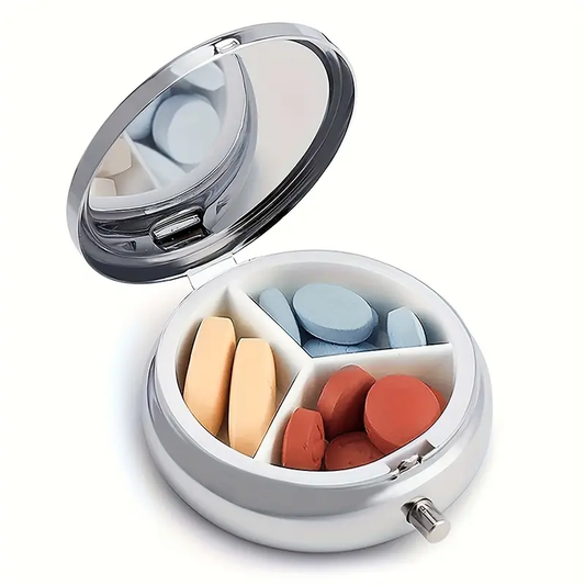 POISON PILL BOX - 3 COMPARTMENT