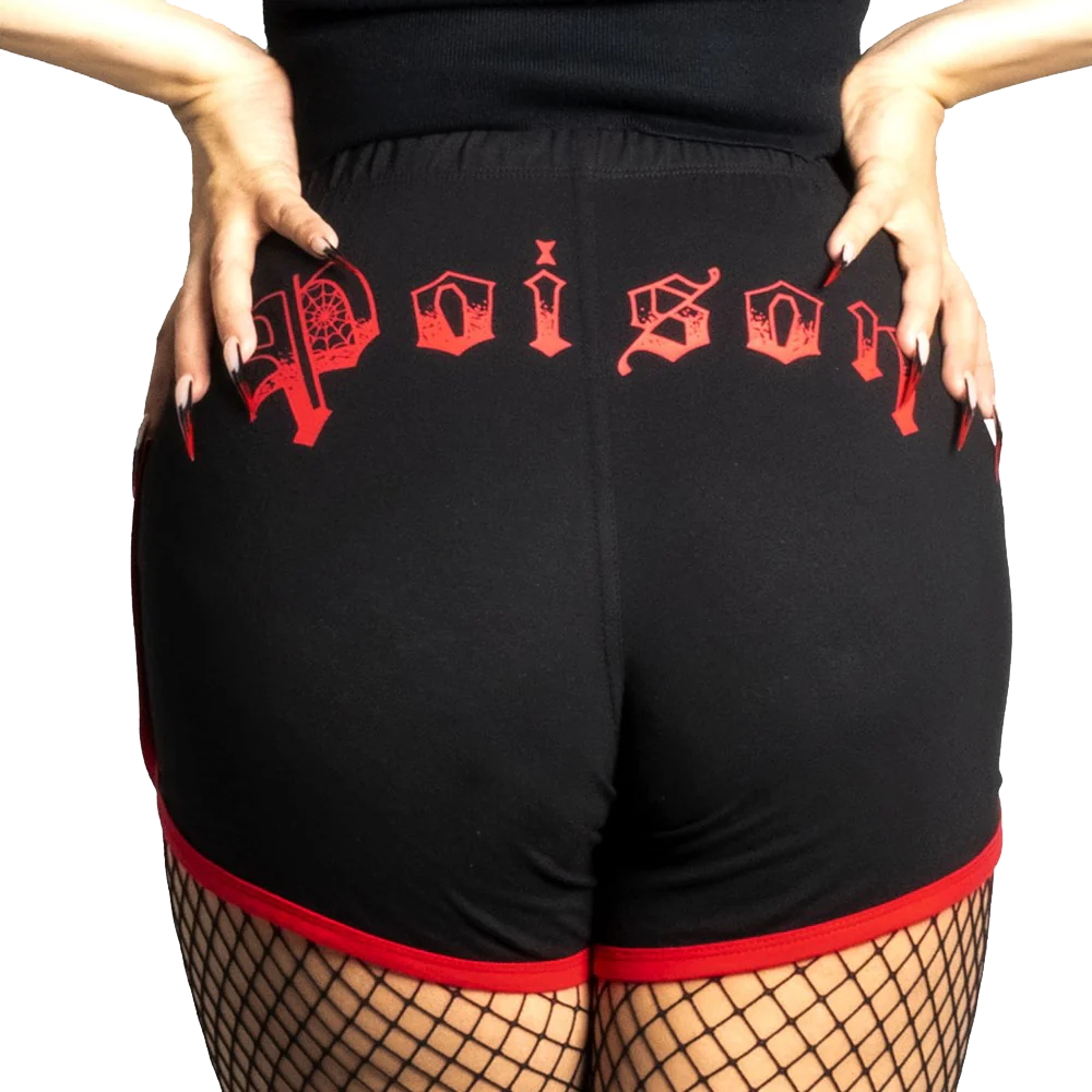 Black Widow Poison Womens Booty Shorts