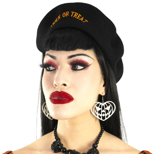 Pumpkin Heart Earrings