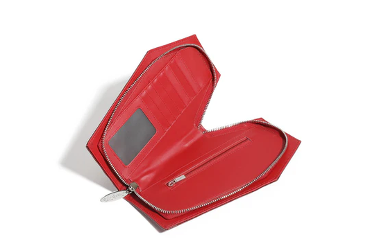 Red Rum Studded Coffin Wallet