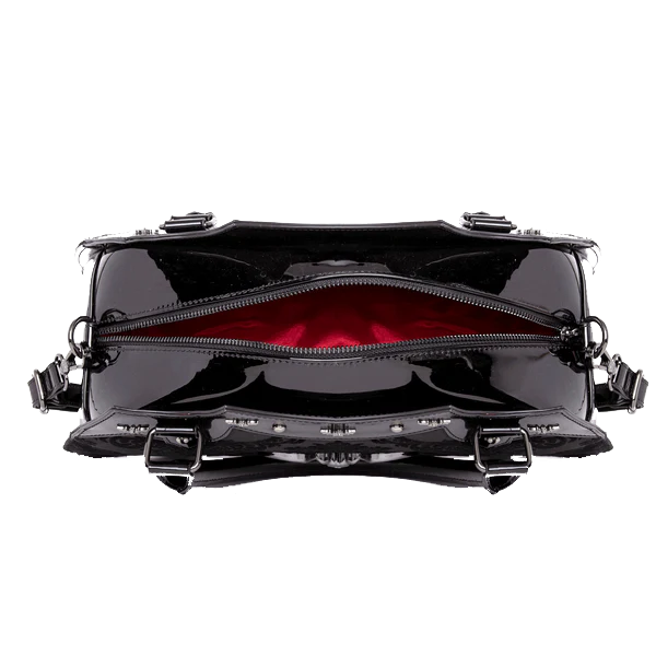 DAMASK BAT SHOULDERBAG IN BLACK