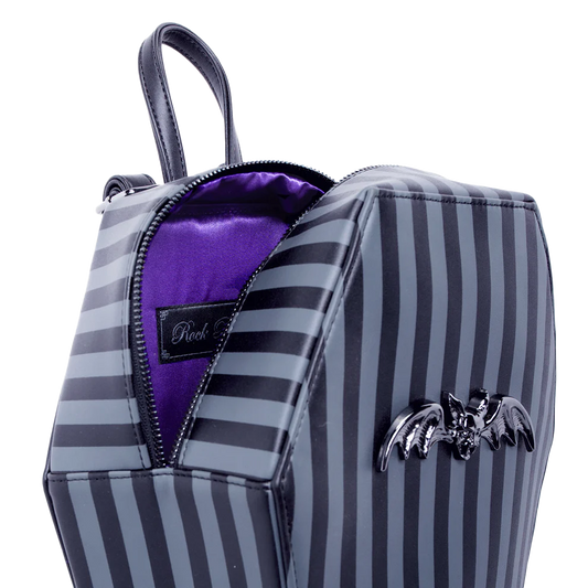 STRIPED COFFIN BACKPACK