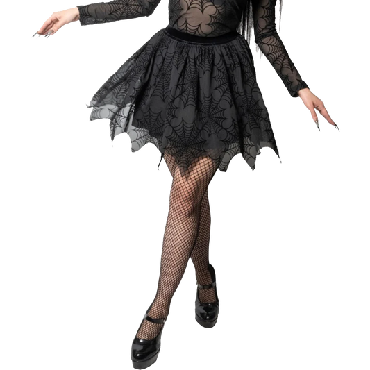 Spiderweb Mesh Tutu Skirt